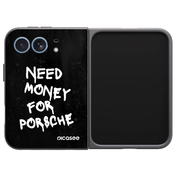 Picasee silikonski črni ovitek za Apple iPhone Duo - Black Dollar