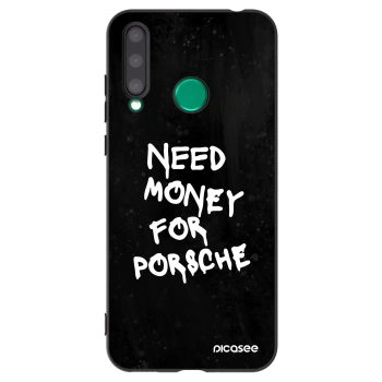 Picasee silikonski črni ovitek za Honor 20 Lite - Black Dollar