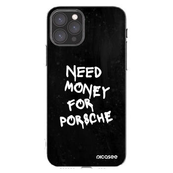Picasee silikonski prozorni ovitek za Apple iPhone 11 Pro - Black Dollar