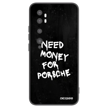 Picasee silikonski črni ovitek za Xiaomi Mi Note 10 (Pro) - Black Dollar