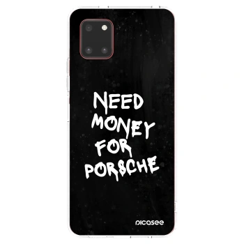 Picasee silikonski prozorni ovitek za Samsung Galaxy Note 10 Lite N770F - Black Dollar