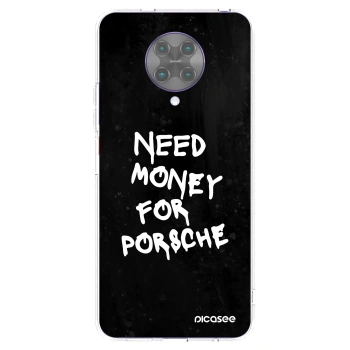 Picasee silikonski prozorni ovitek za Xiaomi Poco F2 Pro - Black Dollar