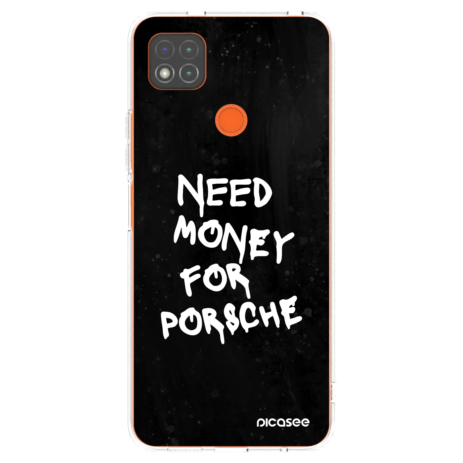 Picasee silikonski prozorni ovitek za Xiaomi Redmi 9C - Black Dollar