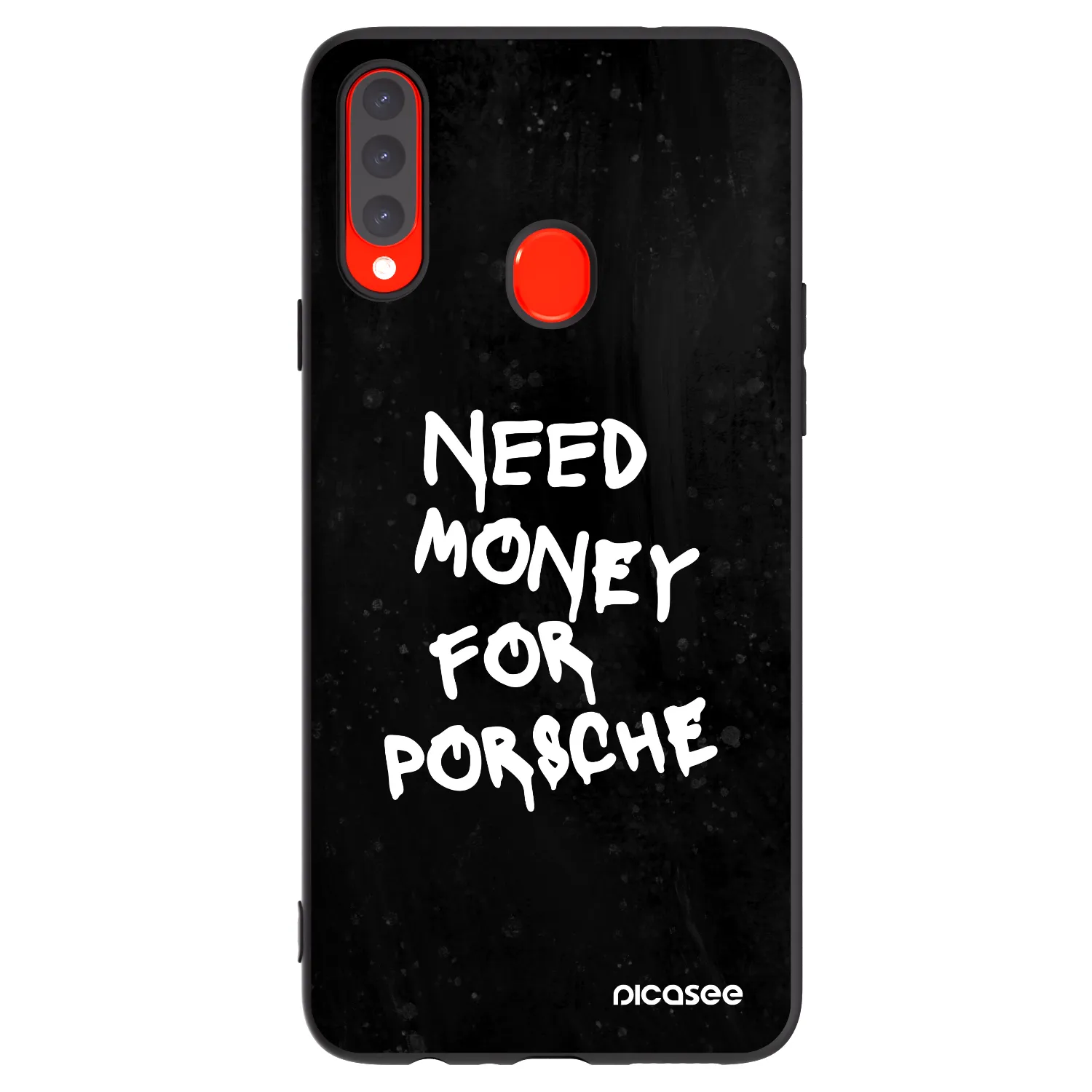 Picasee silikonski črni ovitek za Samsung Galaxy A20s - Black Dollar