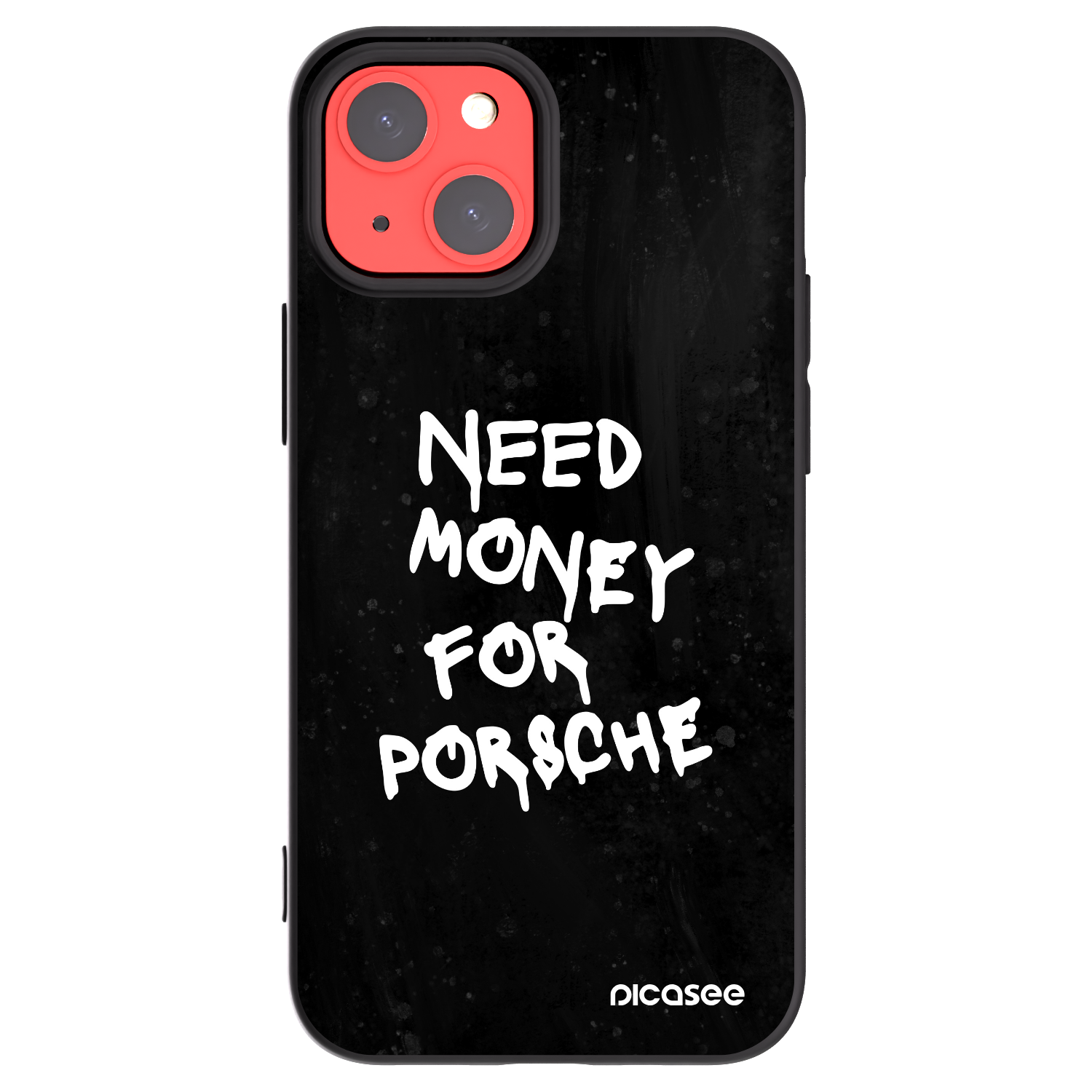 Picasee silikonski črni ovitek za Apple iPhone 13 mini - Black Dollar