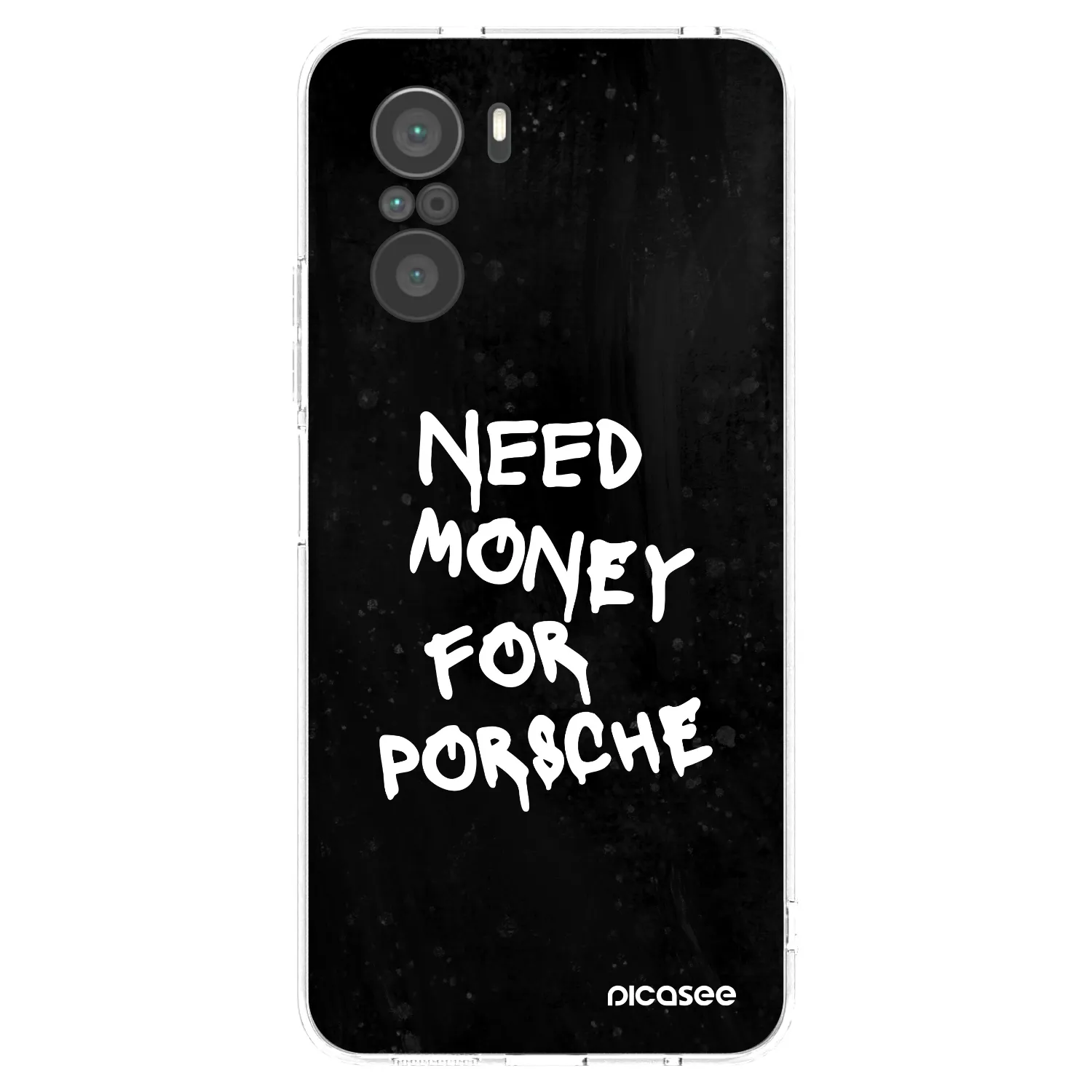 Picasee silikonski prozorni ovitek za Xiaomi Poco F3 - Black Dollar