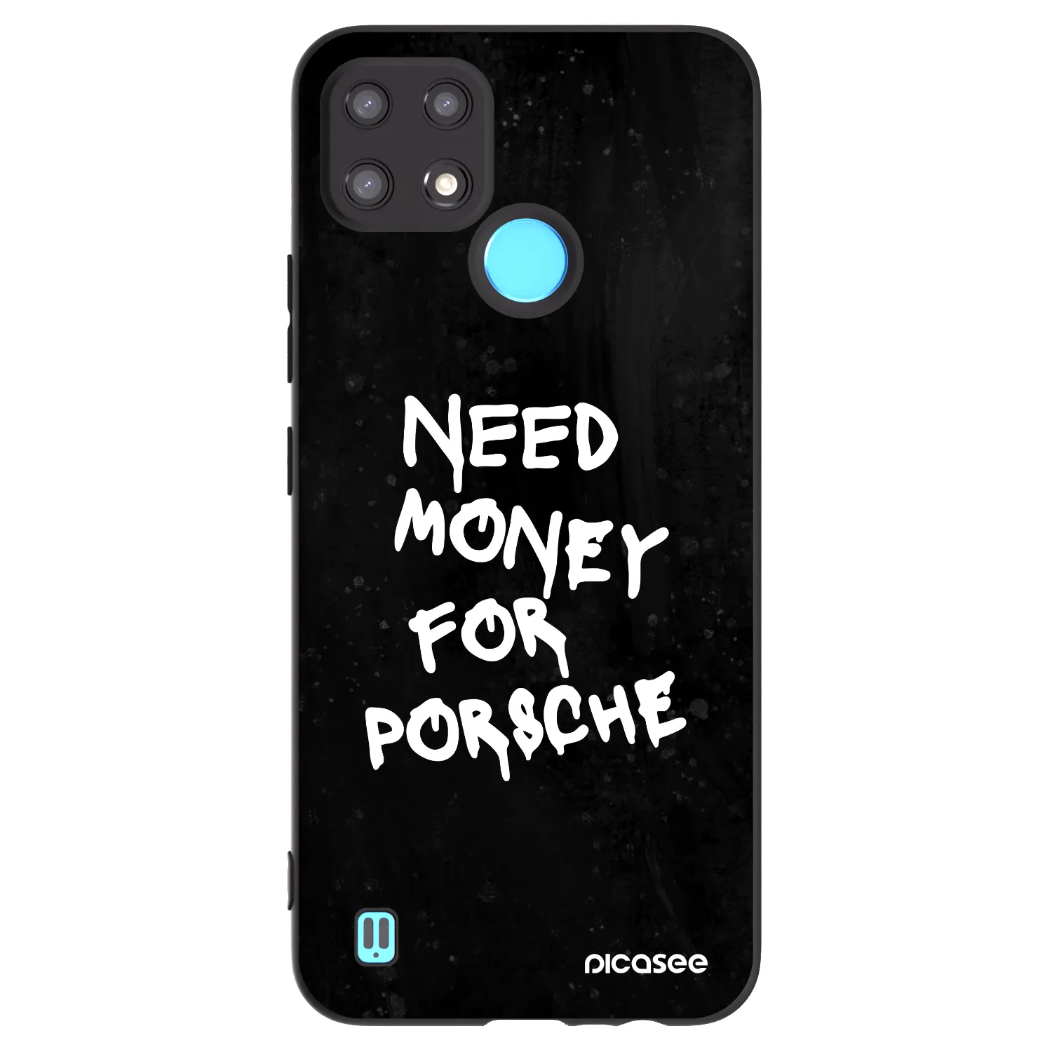 Picasee silikonski črni ovitek za Realme C21 - Black Dollar