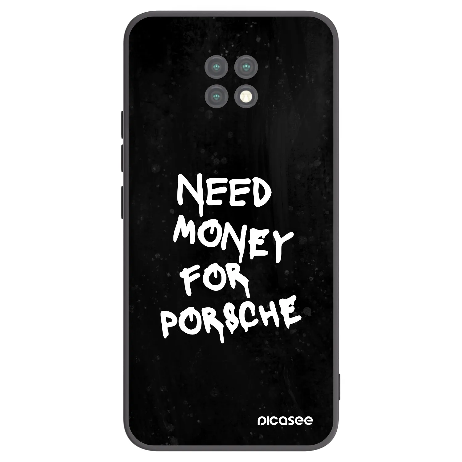 Picasee silikonski črni ovitek za Xiaomi Redmi Note 9T - Black Dollar