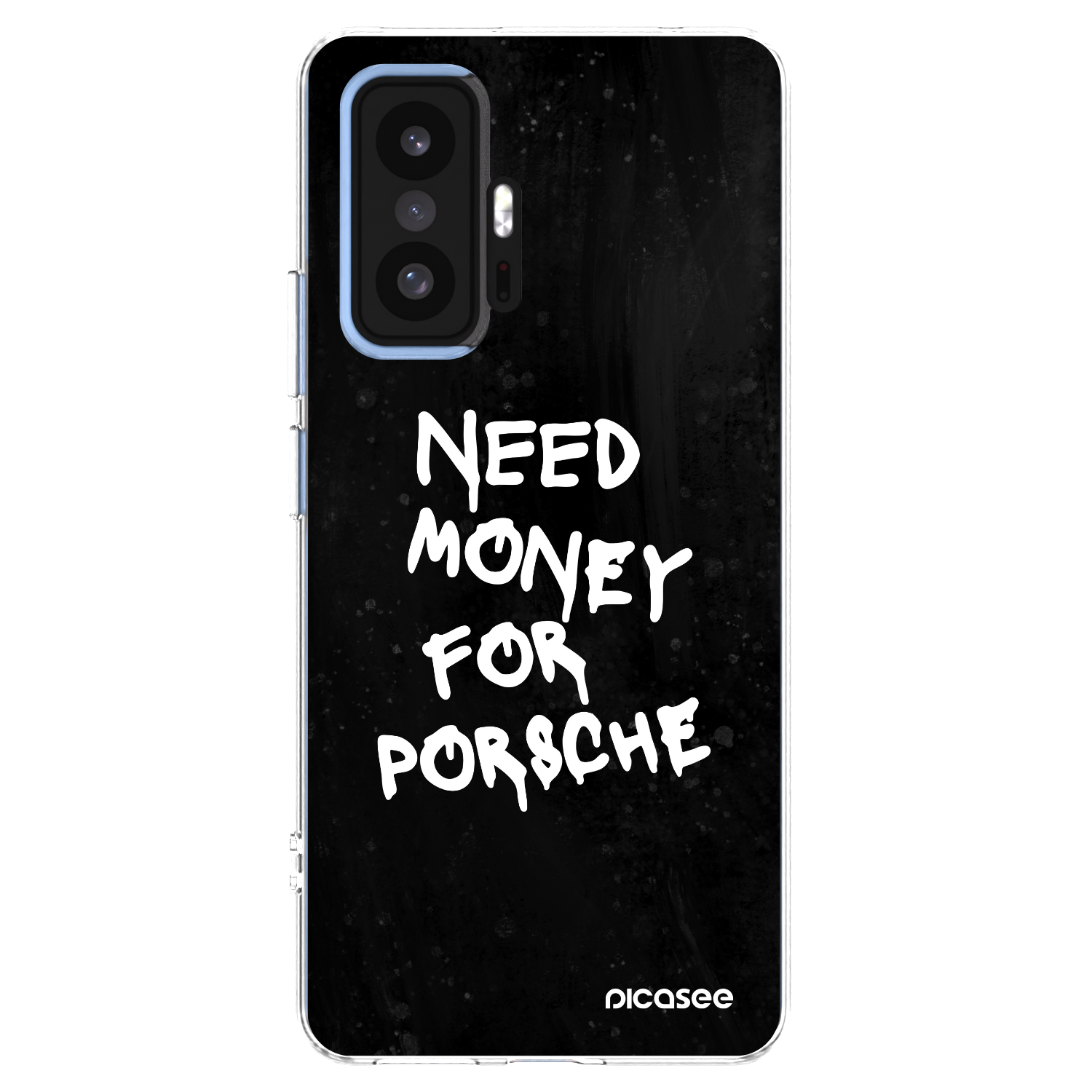 Picasee silikonski prozorni ovitek za Xiaomi 11T - Black Dollar