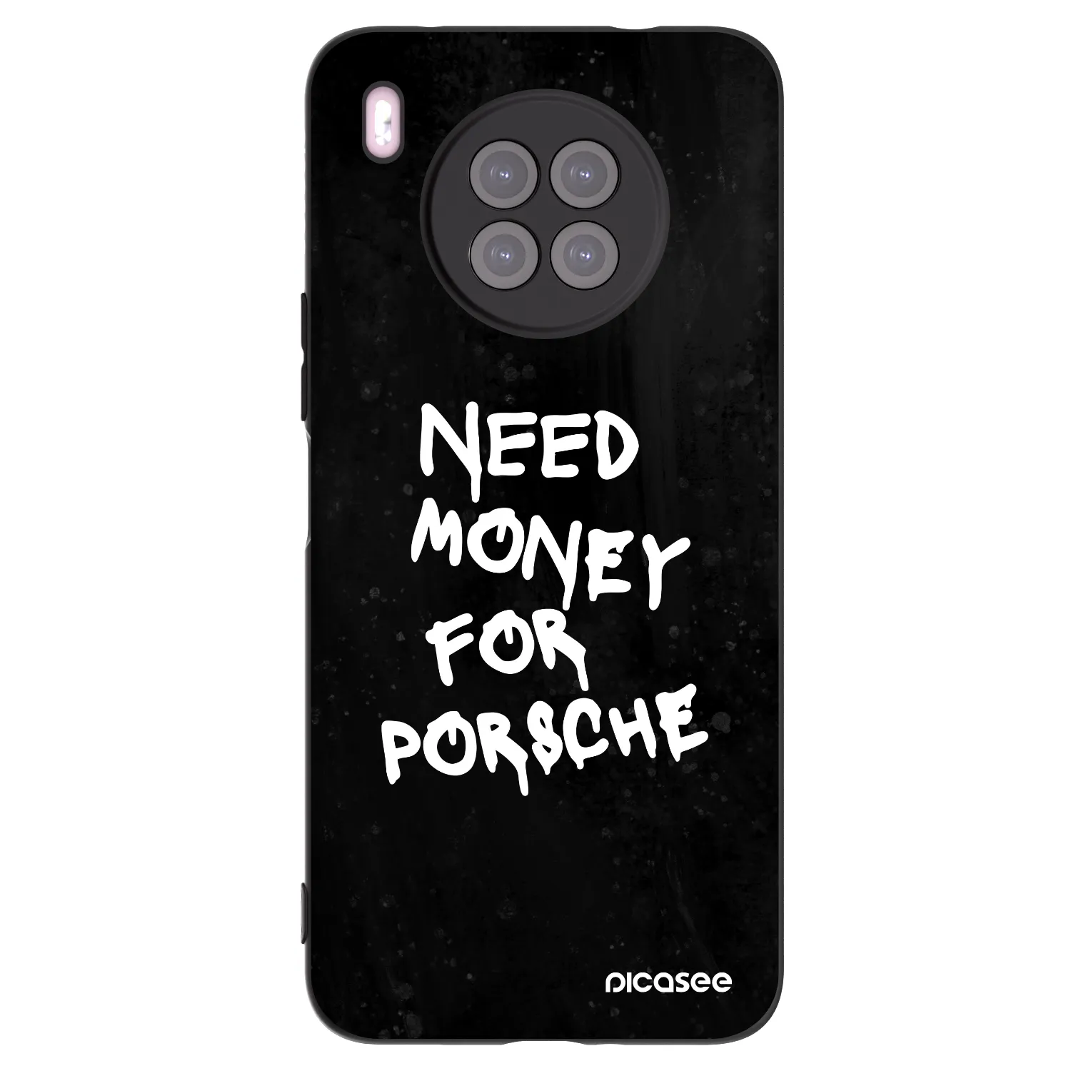 Picasee silikonski črni ovitek za Huawei Nova 8i - Black Dollar