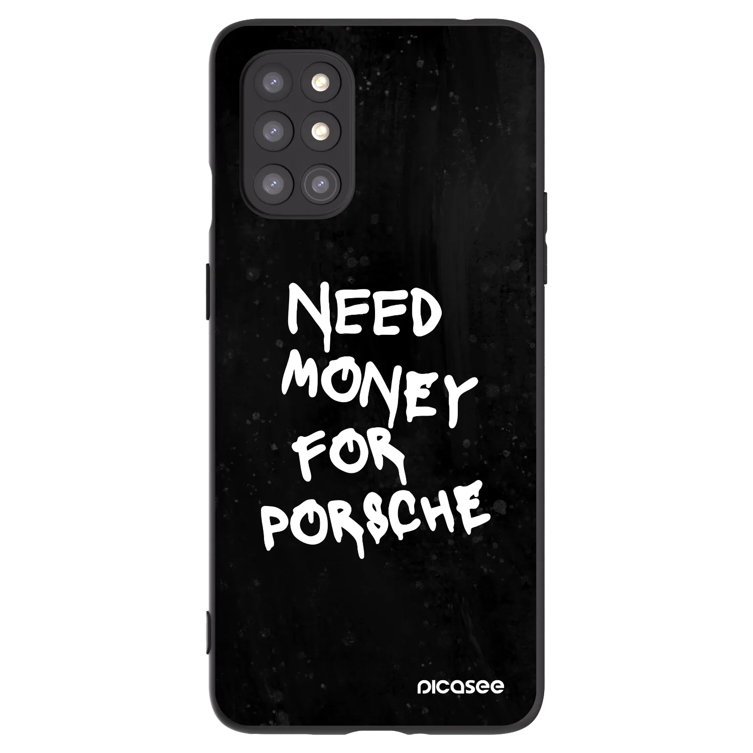 Picasee silikonski črni ovitek za OnePlus 8T - Black Dollar