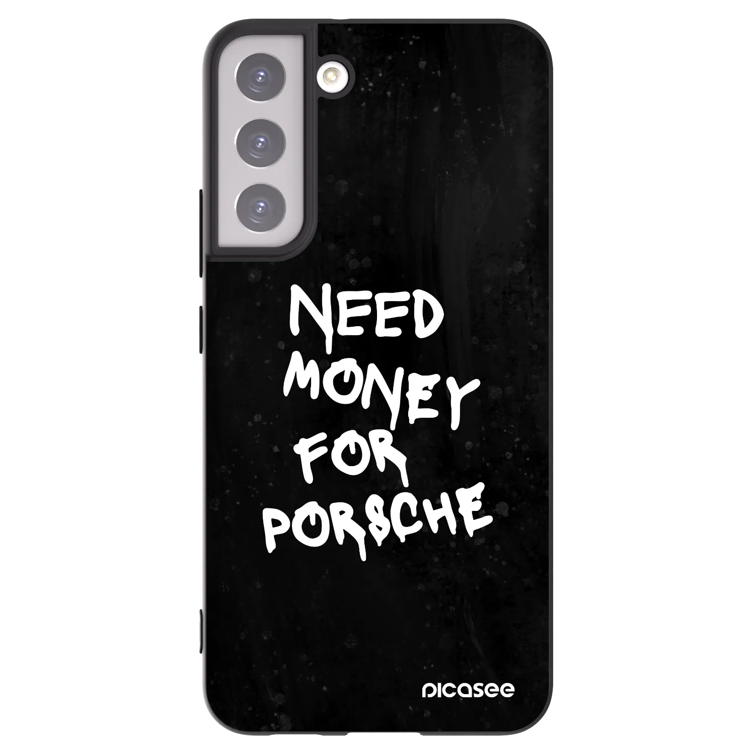 Picasee silikonski črni ovitek za Samsung Galaxy S22+ 5G - Black Dollar