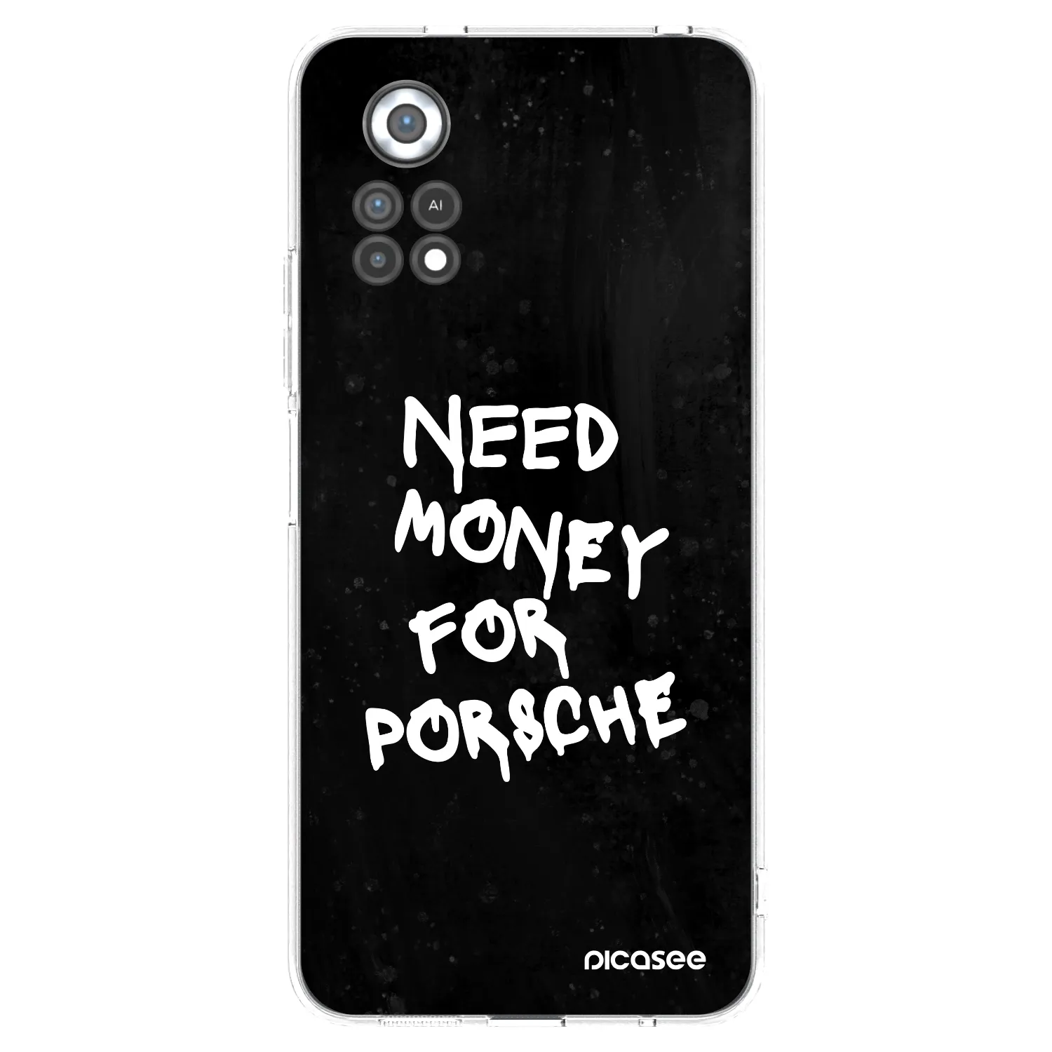 Picasee silikonski prozorni ovitek za Xiaomi Poco X4 Pro 5G - Black Dollar