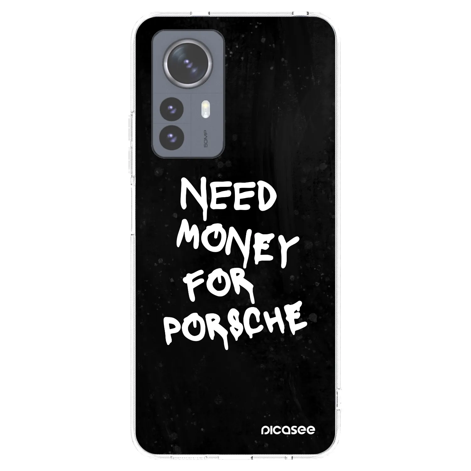 Picasee silikonski prozorni ovitek za Xiaomi 12 Pro - Black Dollar