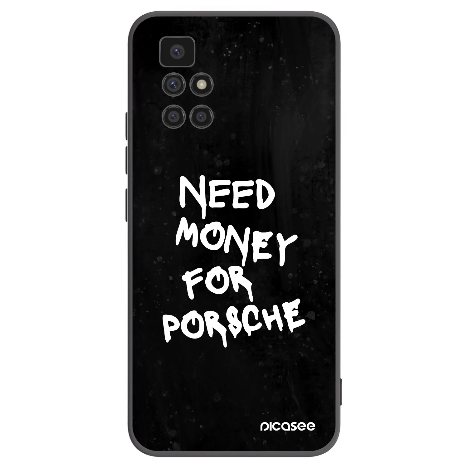 Picasee silikonski črni ovitek za Xiaomi Redmi 10 (2022) - Black Dollar