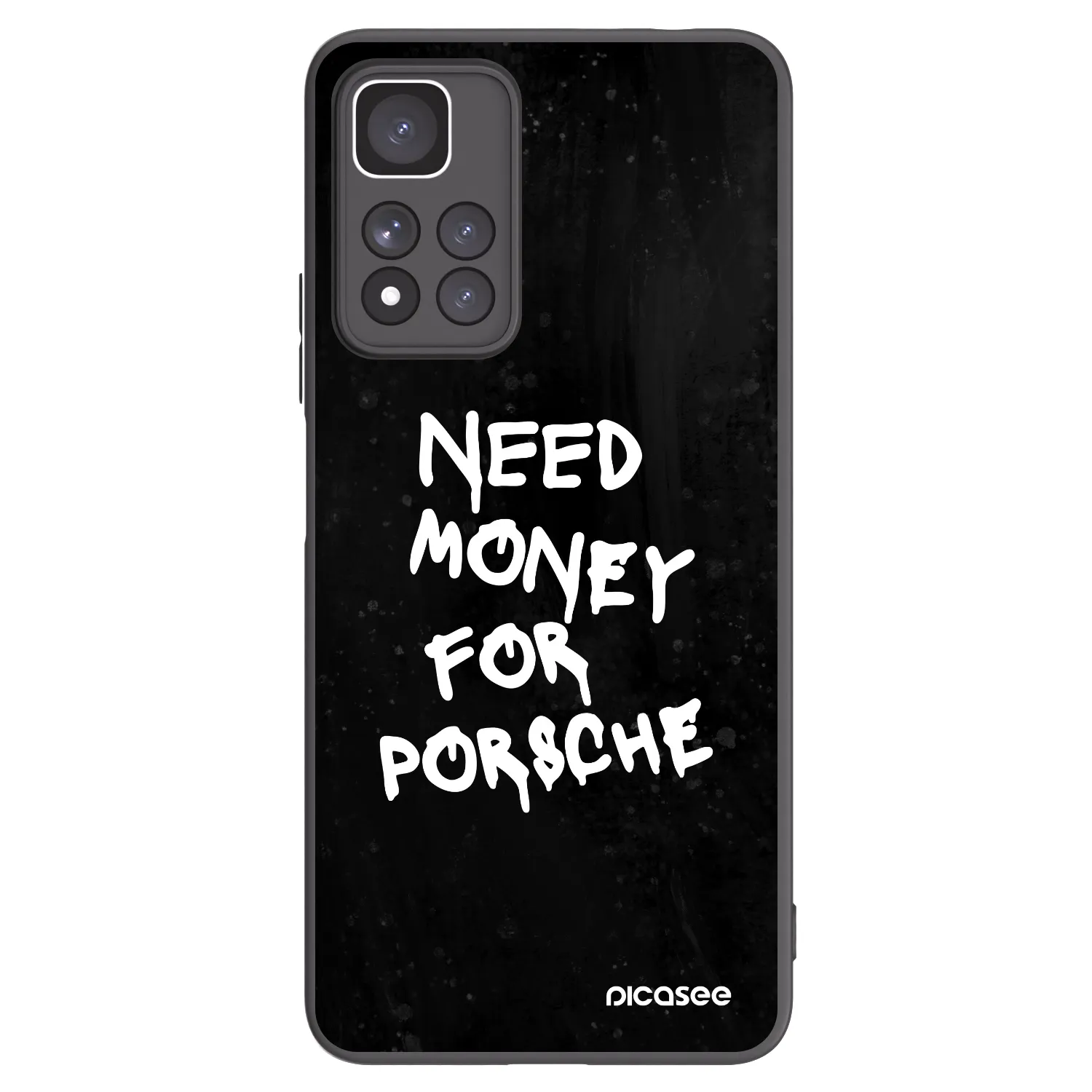 Picasee silikonski črni ovitek za Xiaomi Redmi Note 11 Pro+ 5G - Black Dollar