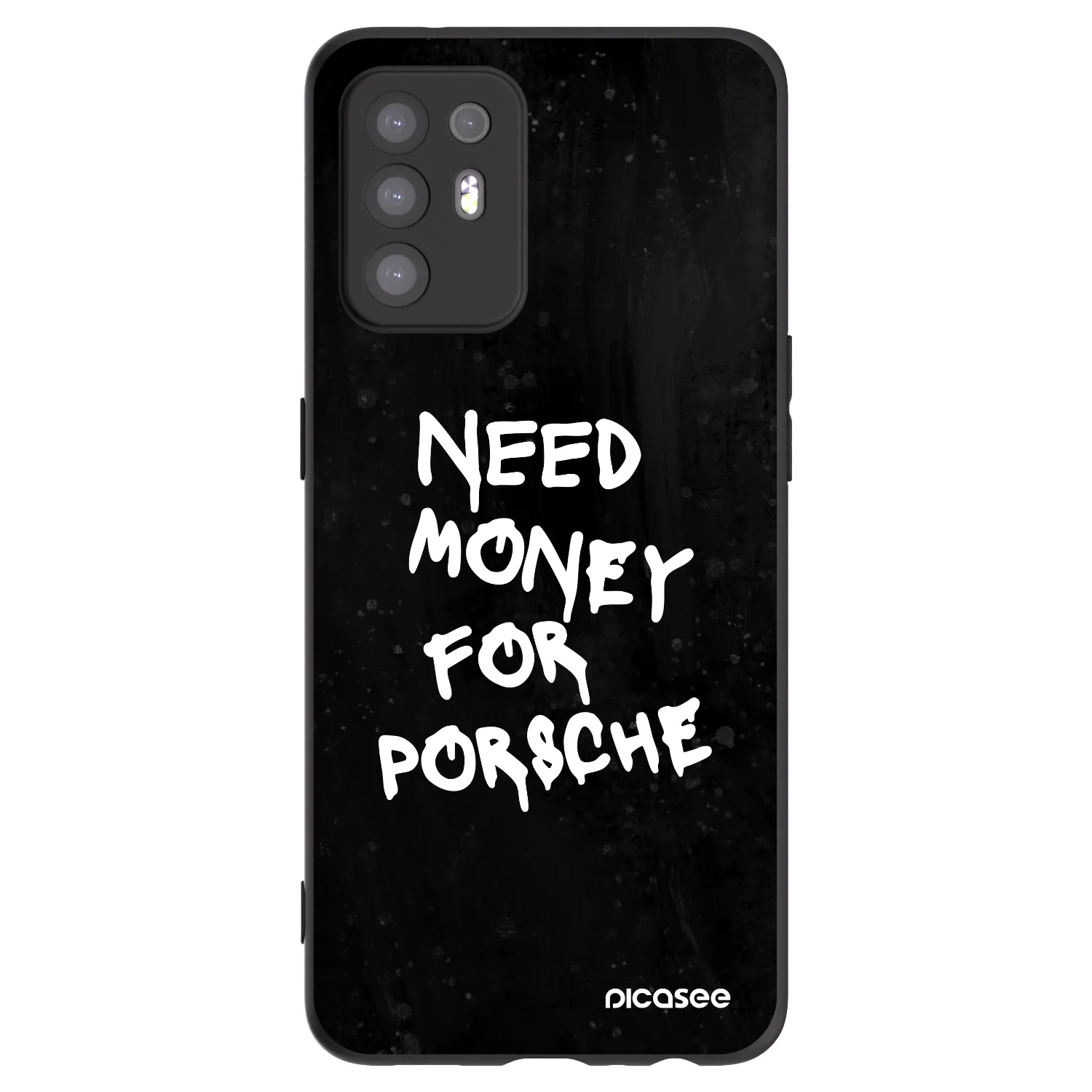 Picasee silikonski črni ovitek za OPPO A94 5G - Black Dollar