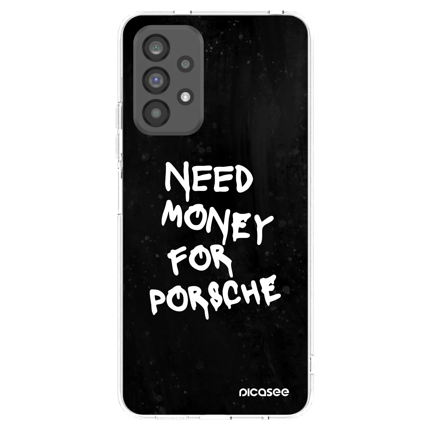 Picasee silikonski prozorni ovitek za Samsung Galaxy A73 5G - Black Dollar