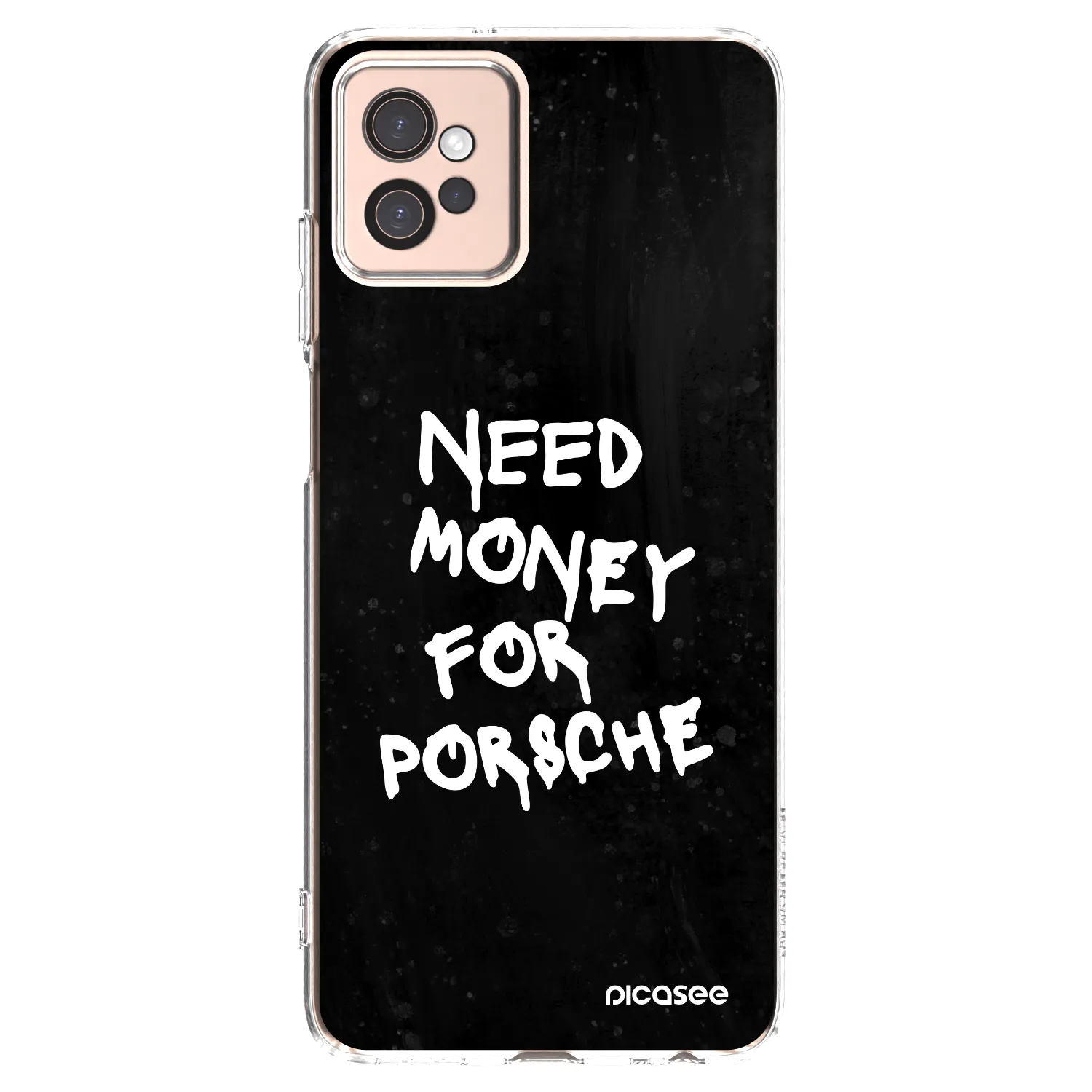 Picasee silikonski prozorni ovitek za Motorola Moto G32 - Black Dollar