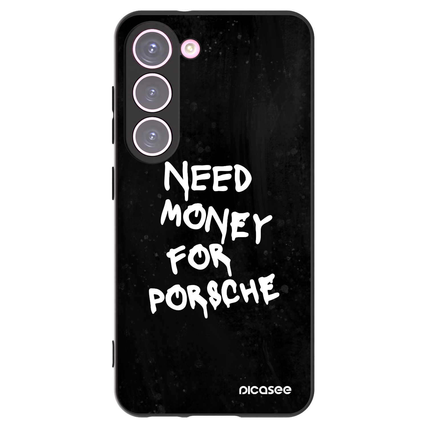 Picasee silikonski črni ovitek za Samsung Galaxy S23 5G - Black Dollar