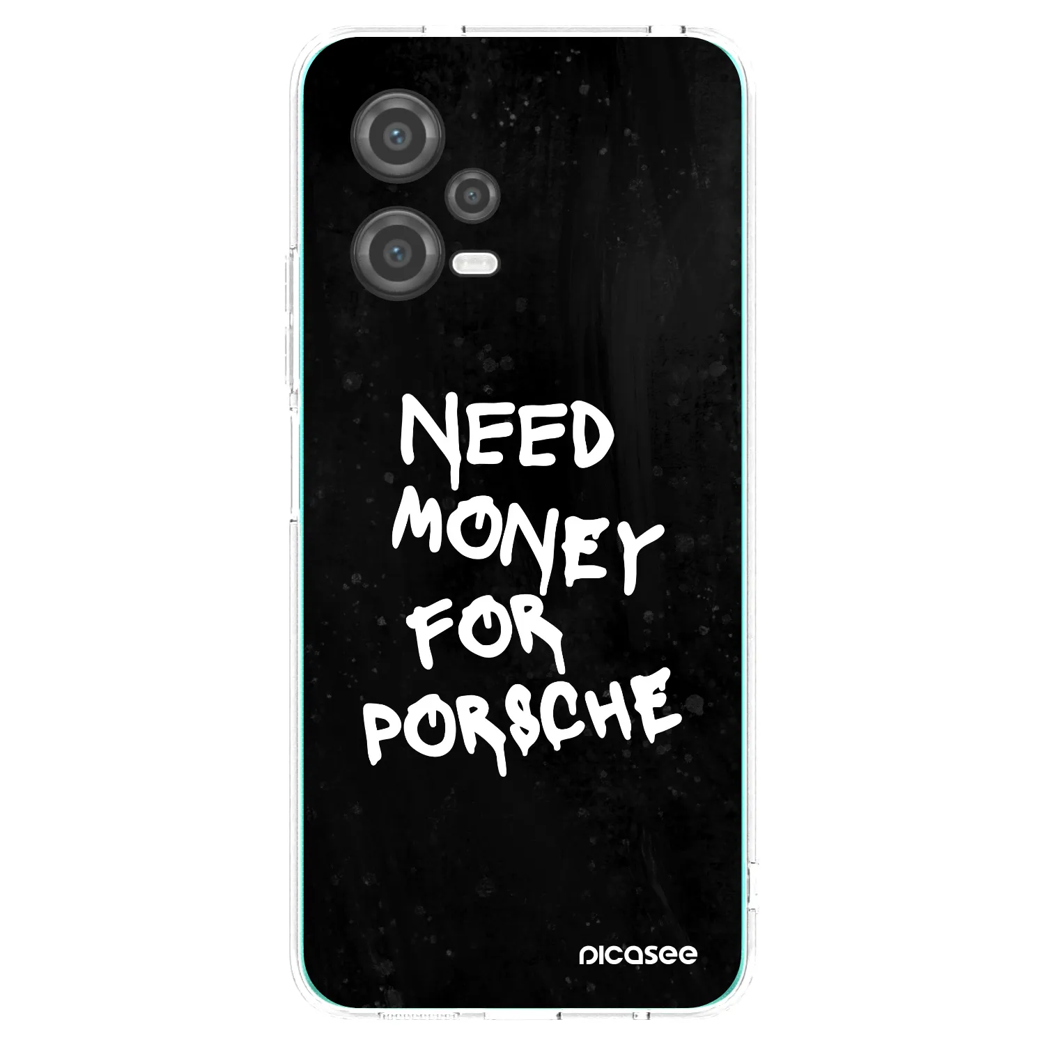 Picasee silikonski prozorni ovitek za Xiaomi Poco X5 - Black Dollar