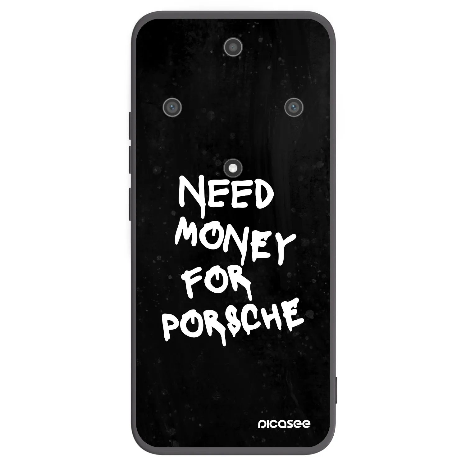 Picasee silikonski črni ovitek za Honor Magic5 Lite 5G - Black Dollar