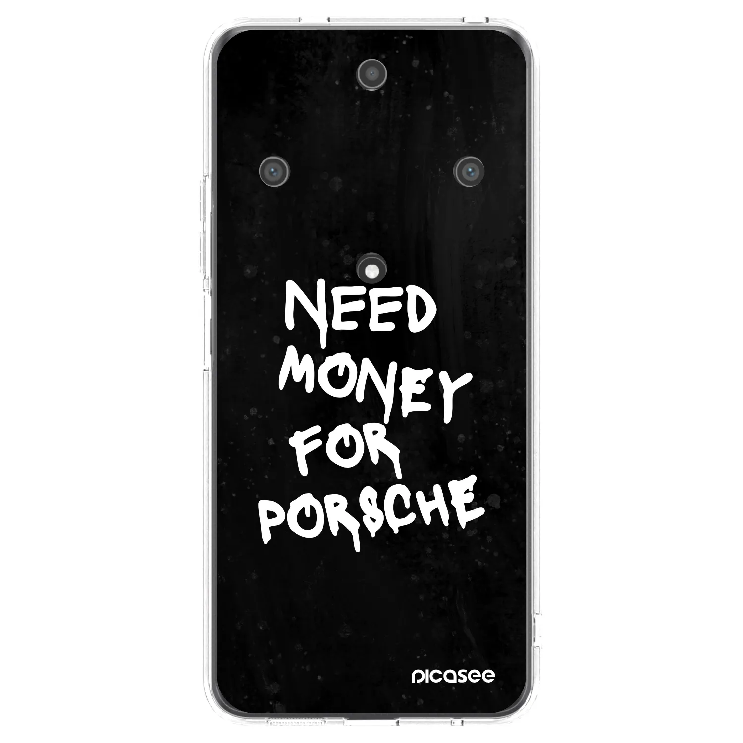 Picasee silikonski prozorni ovitek za Honor Magic5 Lite 5G - Black Dollar