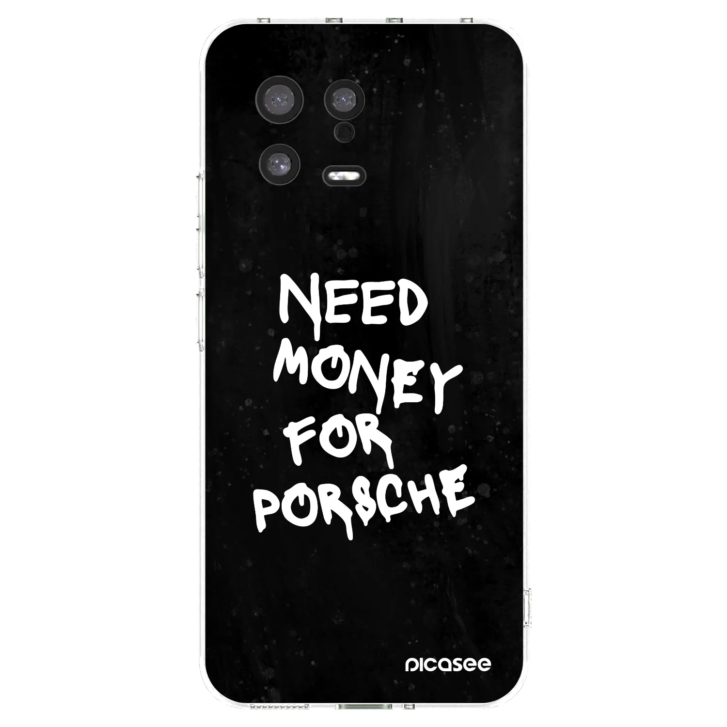 Picasee silikonski prozorni ovitek za Xiaomi 13 - Black Dollar