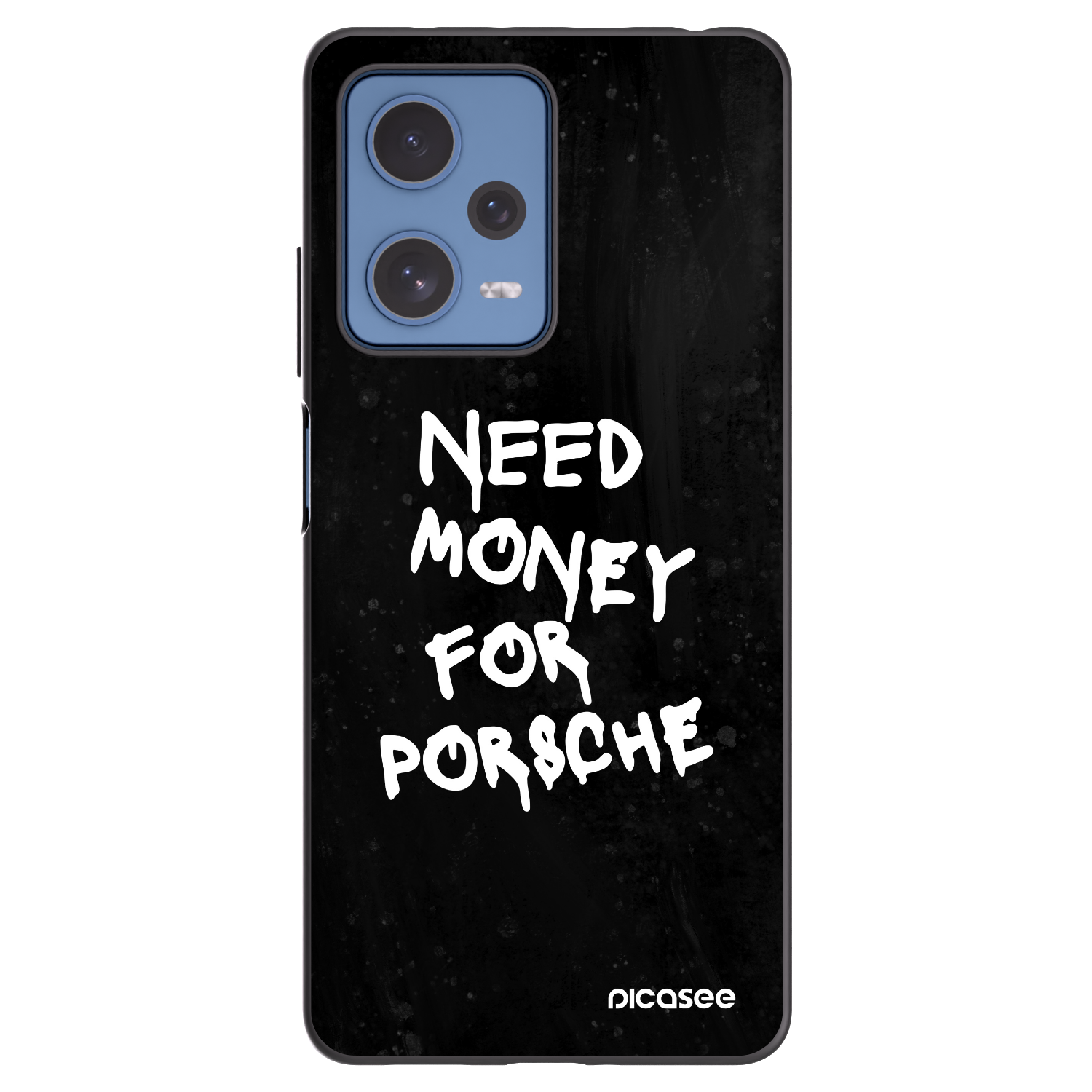 Picasee silikonski črni ovitek za Xiaomi Redmi Note 12 Pro 5G - Black Dollar