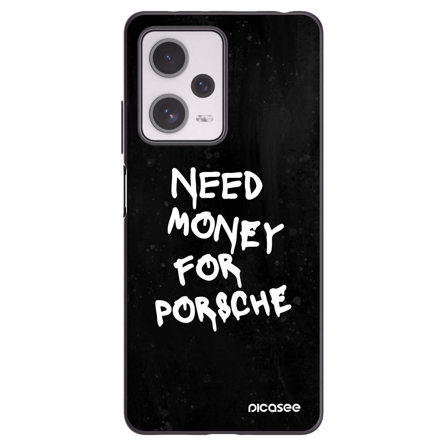 Picasee silikonski črni ovitek za Xiaomi Redmi Note 12 Pro+ 5G - Black Dollar