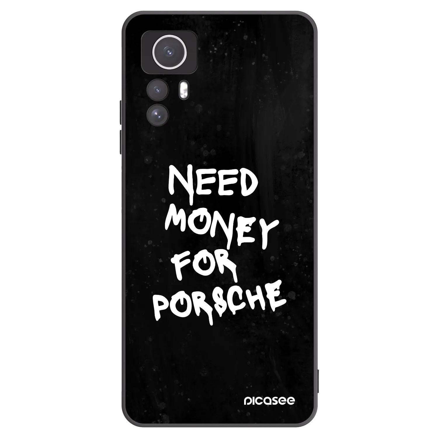 Picasee silikonski črni ovitek za Xiaomi Redmi Note 12S - Black Dollar