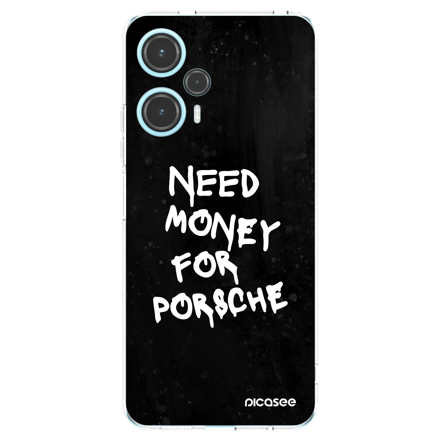 Picasee silikonski prozorni ovitek za Xiaomi Poco F5 - Black Dollar