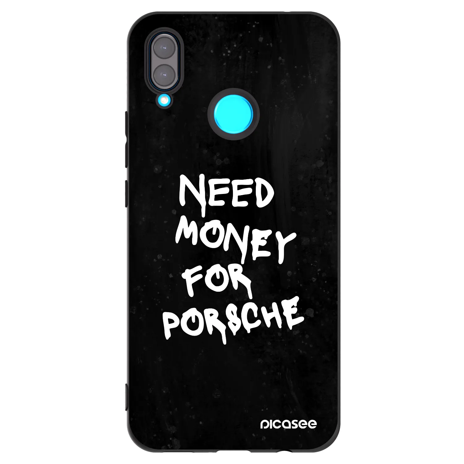 Picasee silikonski črni ovitek za Huawei Nova 3i - Black Dollar