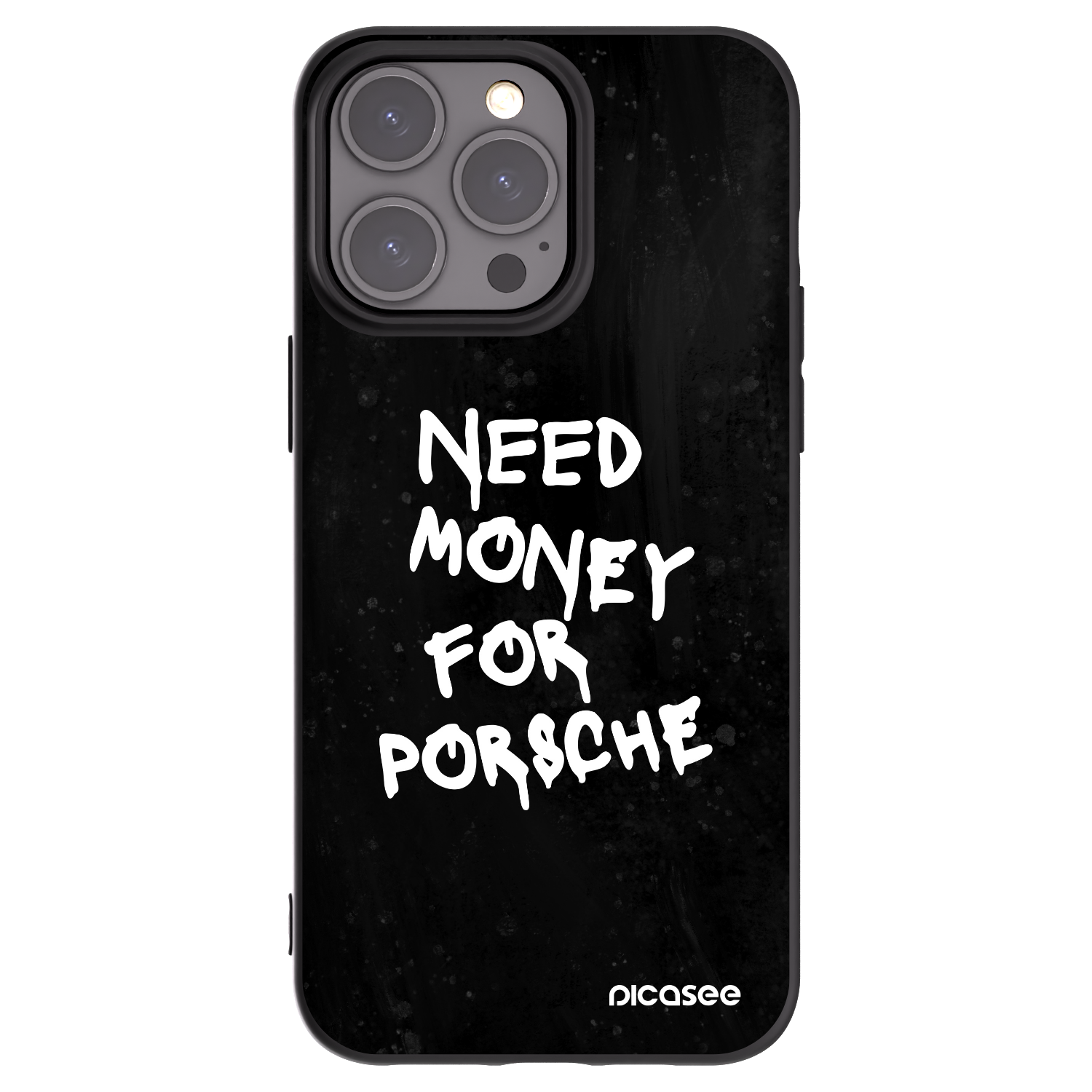 Picasee silikonski črni ovitek za Apple iPhone 15 Pro Max - Black Dollar