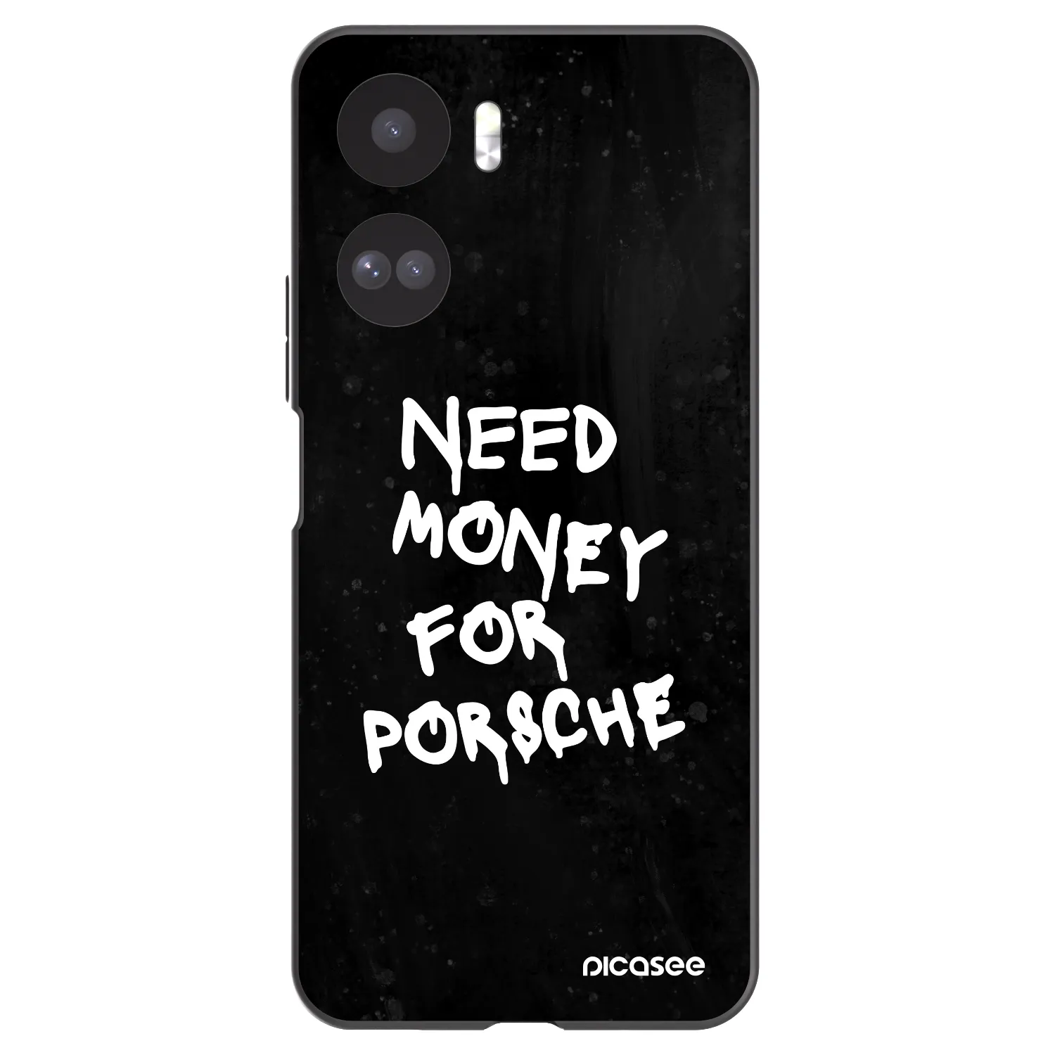 Picasee silikonski črni ovitek za Honor 90 Lite 5G - Black Dollar