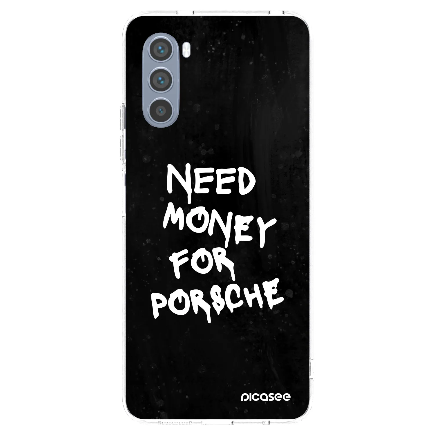 Picasee silikonski prozorni ovitek za Motorola Moto G62 - Black Dollar