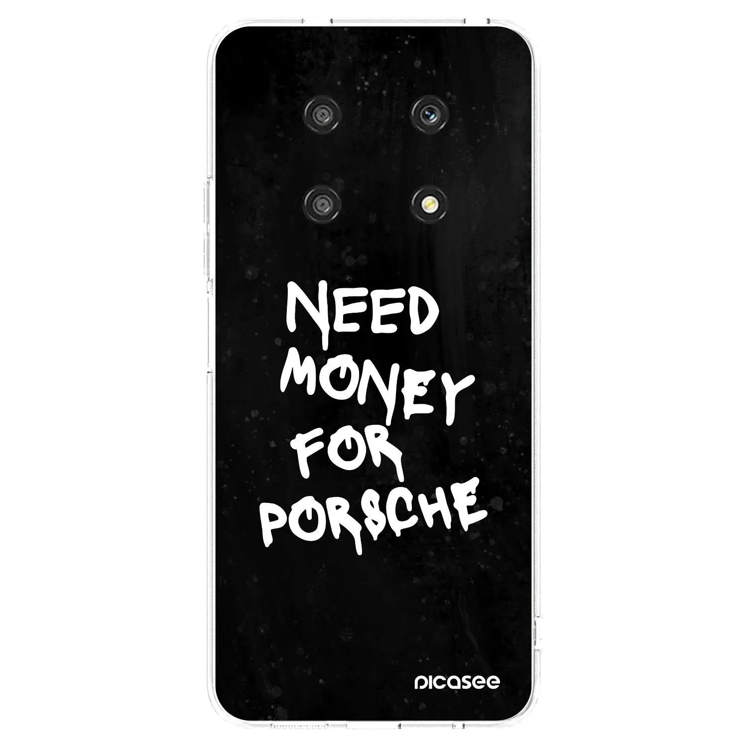 Picasee silikonski prozorni ovitek za Honor Magic4 Lite 5G - Black Dollar