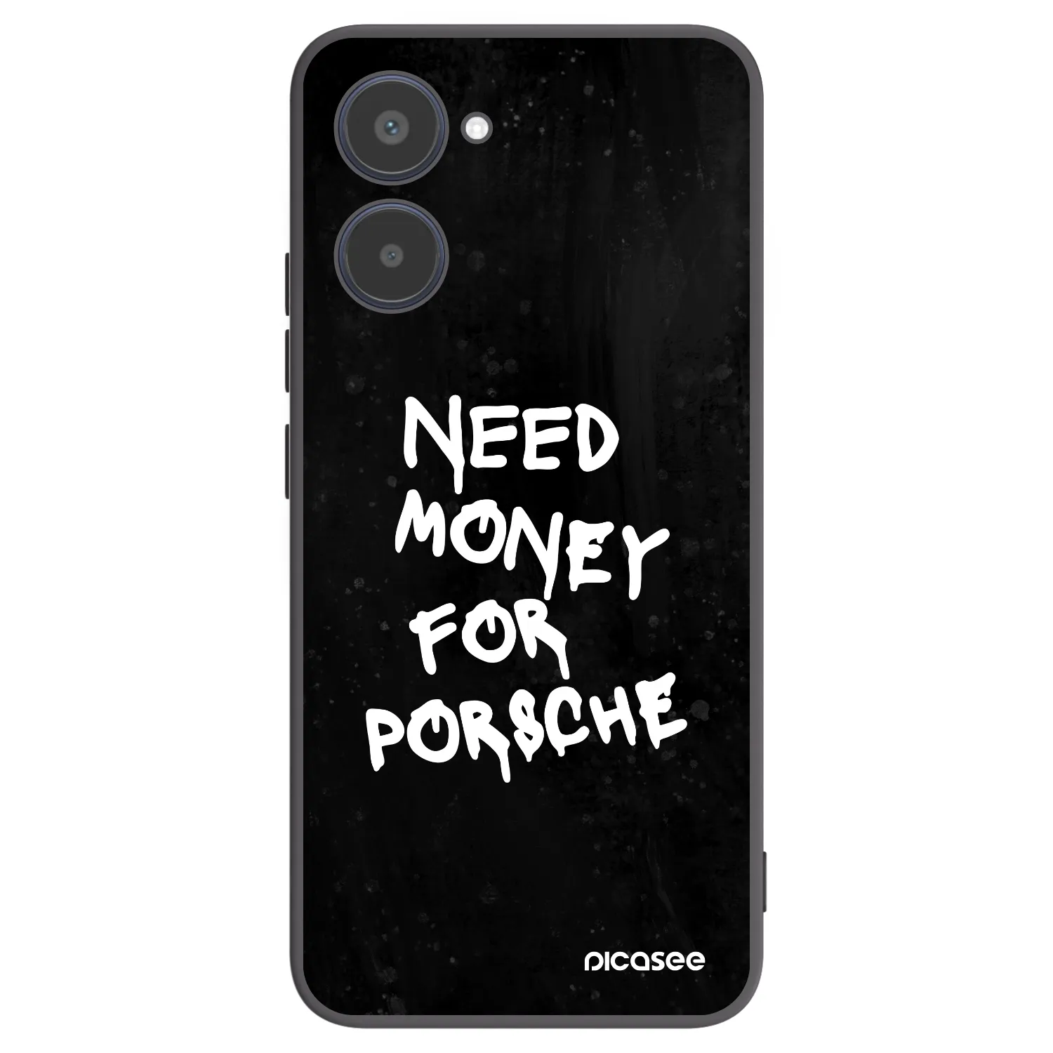 Picasee silikonski črni ovitek za Realme 10 4G - Black Dollar