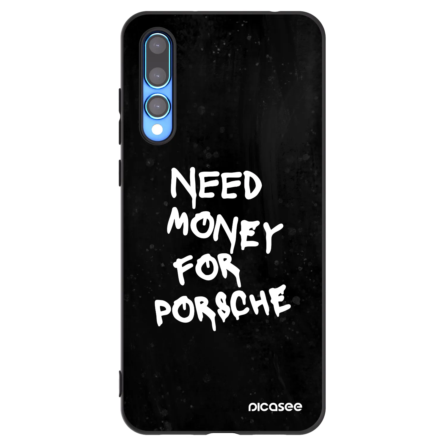 Picasee silikonski črni ovitek za Huawei P20 Pro - Black Dollar