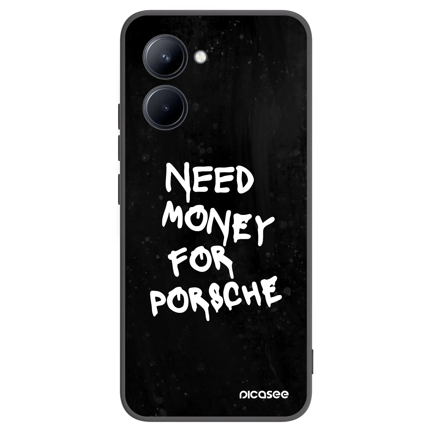 Picasee silikonski črni ovitek za Realme C33 (2023) - Black Dollar