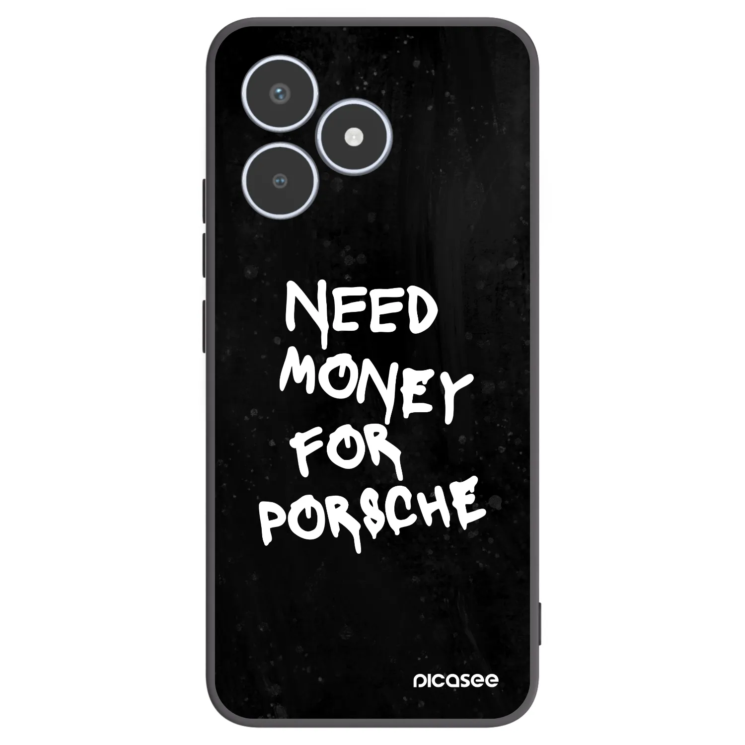 Picasee silikonski črni ovitek za Realme C53 - Black Dollar