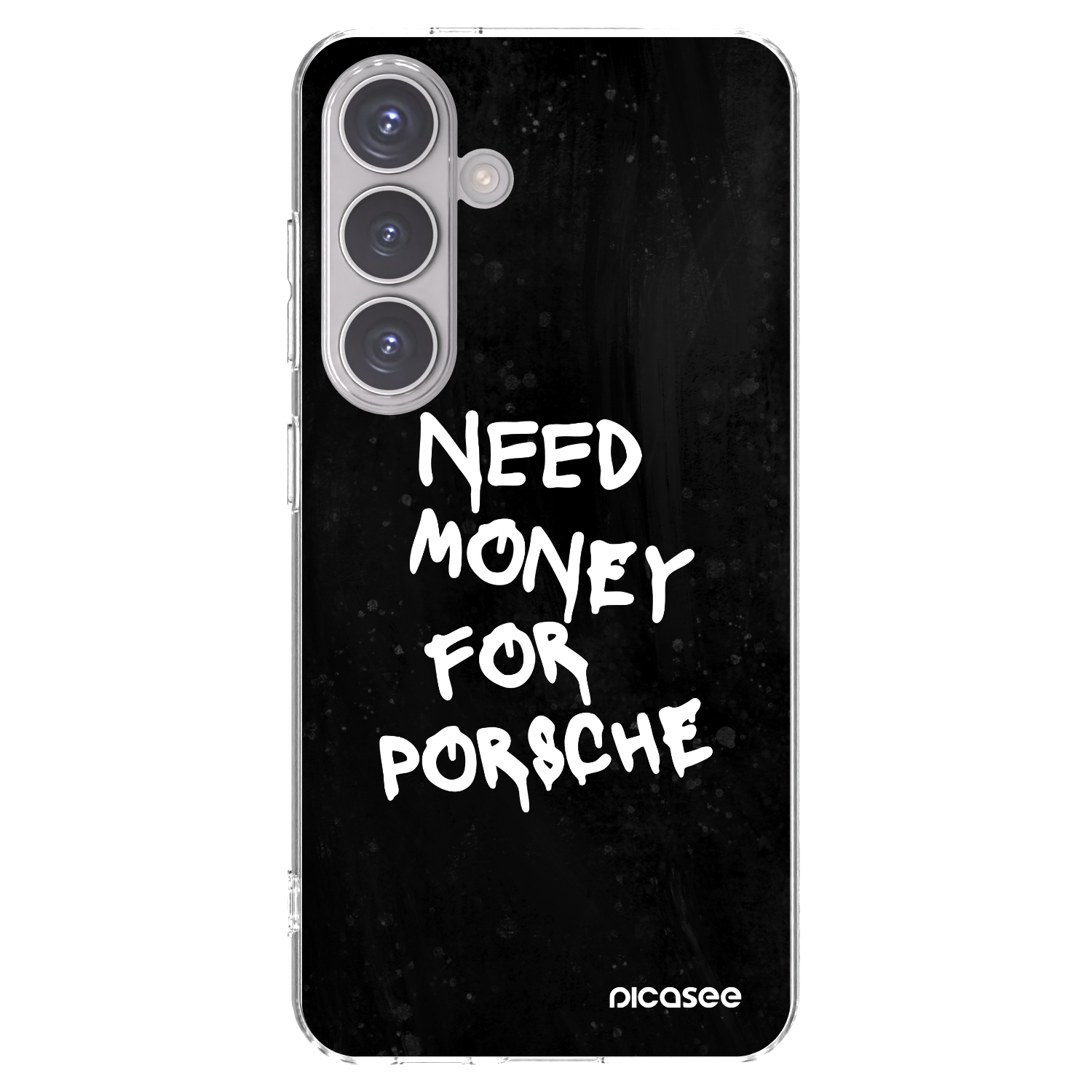 Picasee silikonski prozorni ovitek za Samsung Galaxy S24 S921B 5G - Black Dollar