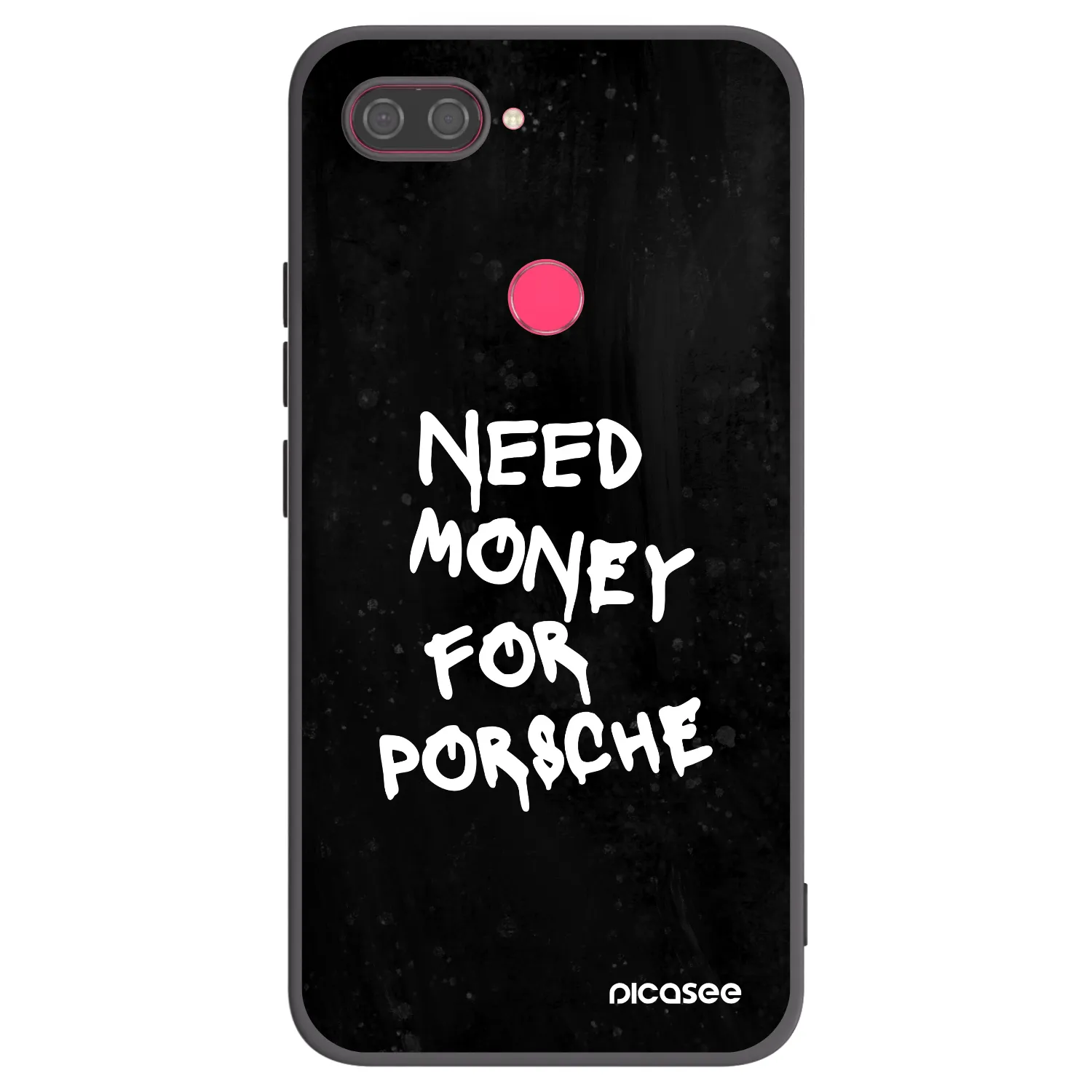 Picasee silikonski črni ovitek za Xiaomi Mi 8 Lite - Black Dollar