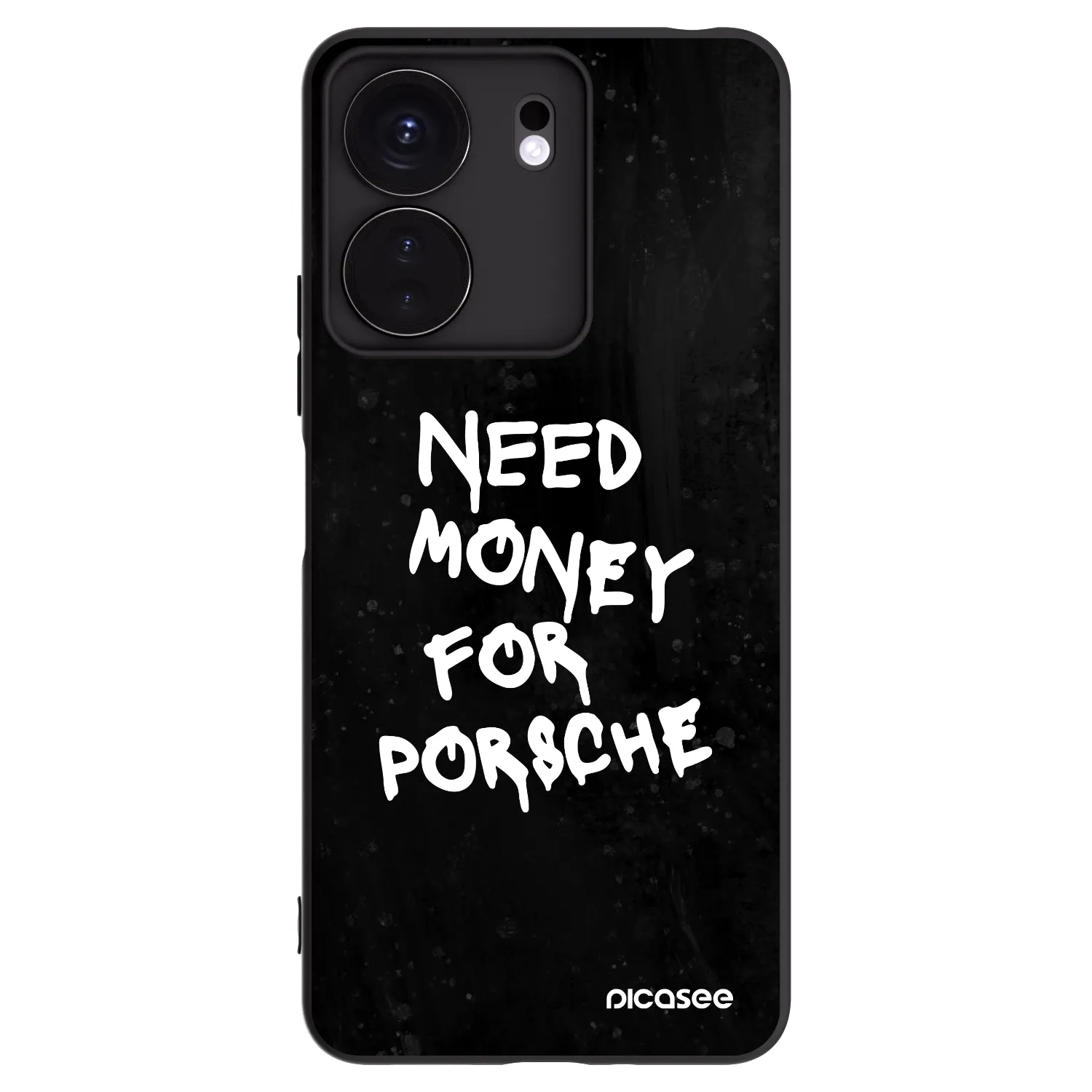 Picasee silikonski črni ovitek za Xiaomi Redmi 13C 4G - Black Dollar