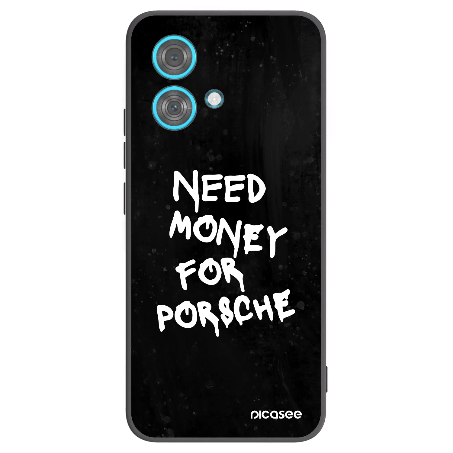 Picasee silikonski črni ovitek za Motorola Edge 40 Neo - Black Dollar