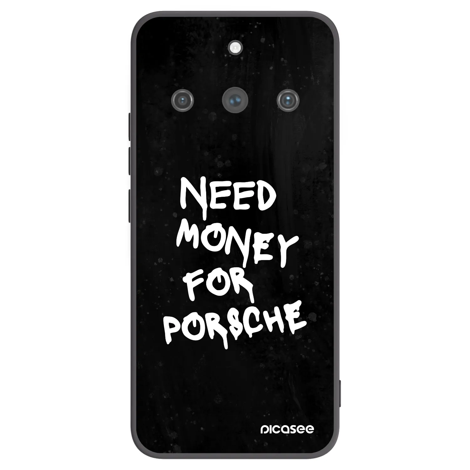 Picasee silikonski črni ovitek za Realme 11 Pro+ - Black Dollar