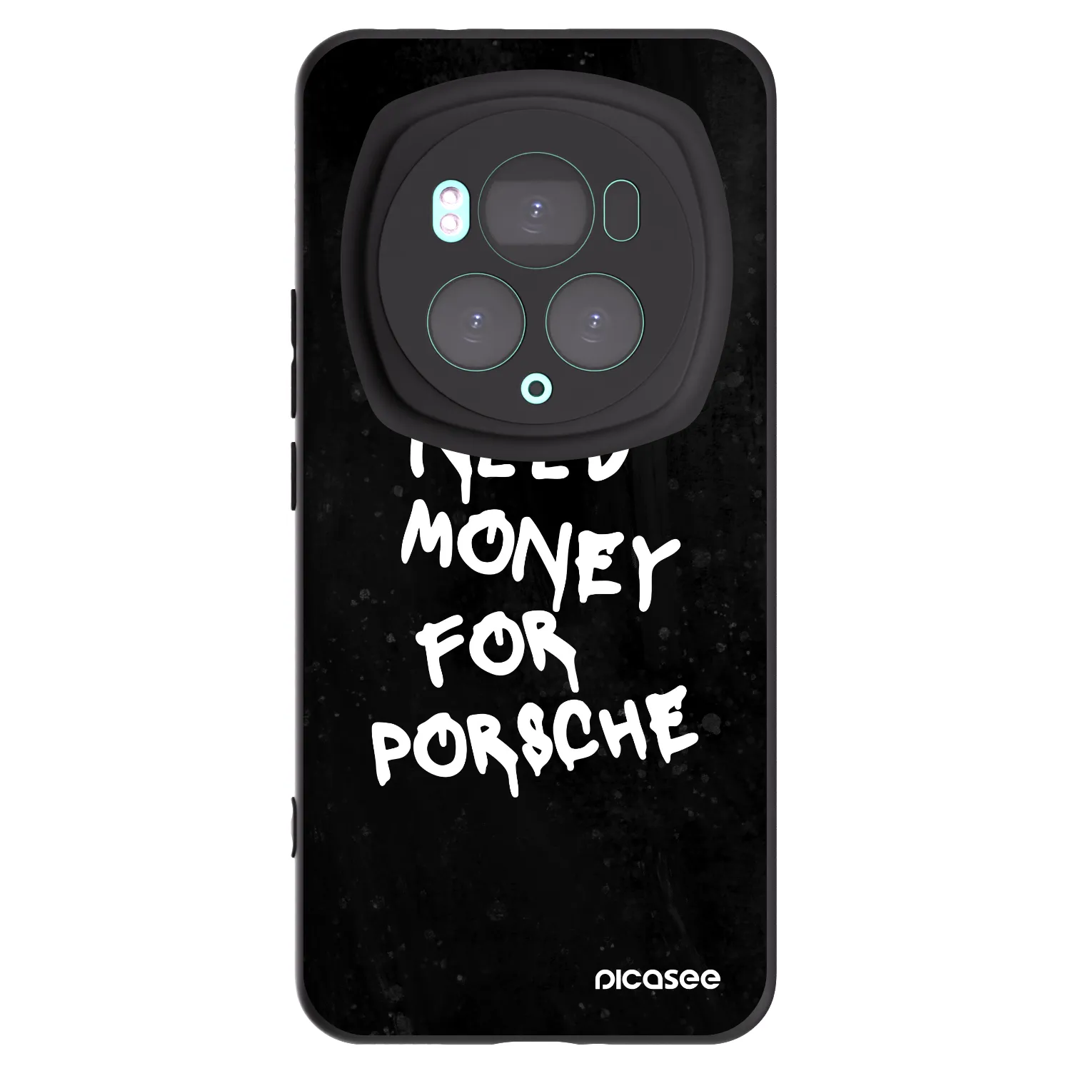 Picasee silikonski črni ovitek za Honor Magic6 Pro - Black Dollar