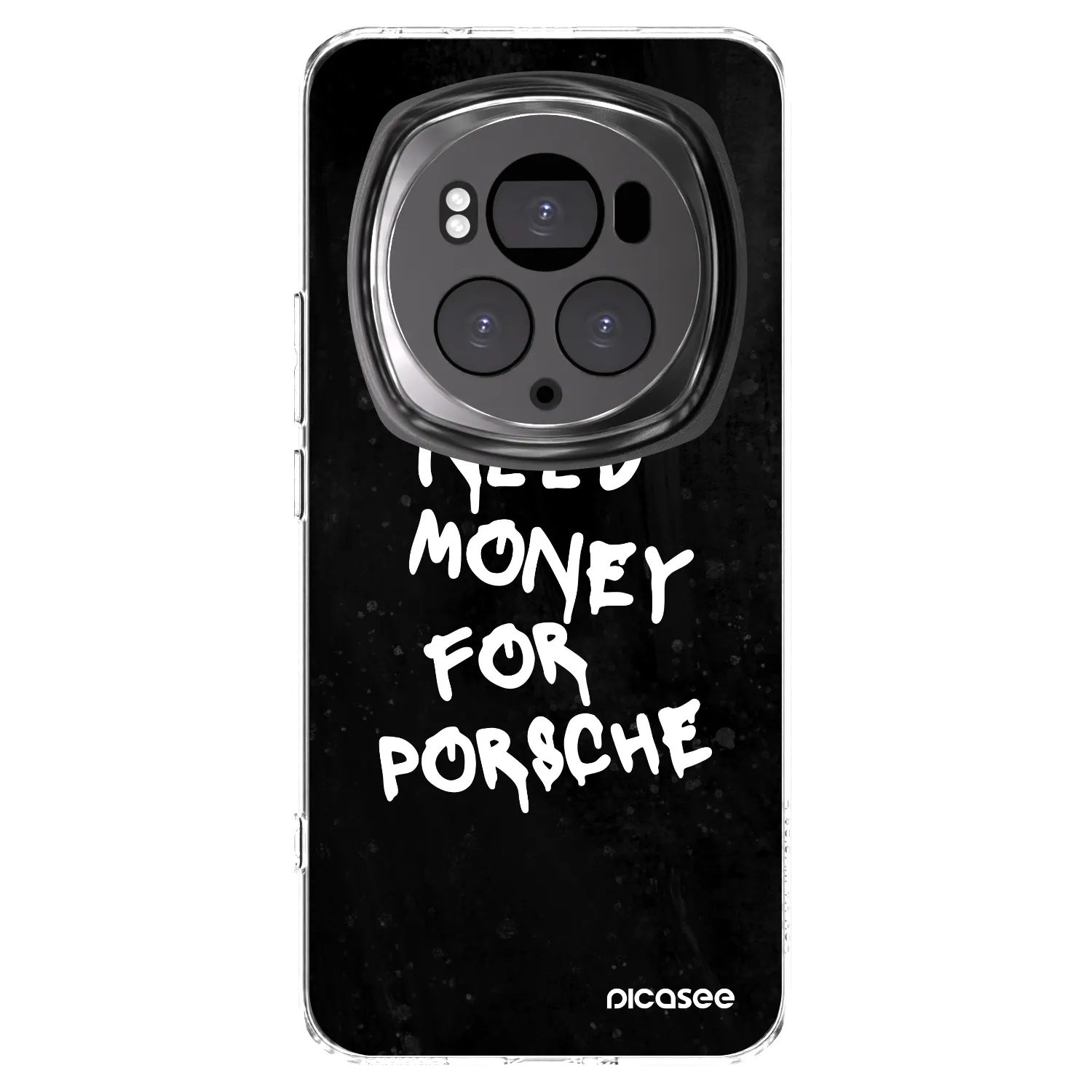 Picasee silikonski prozorni ovitek za Honor Magic6 Pro - Black Dollar