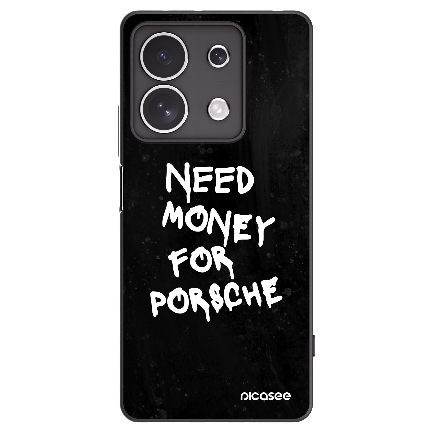 Picasee silikonski črni ovitek za Xiaomi Redmi Note 13 4G - Black Dollar