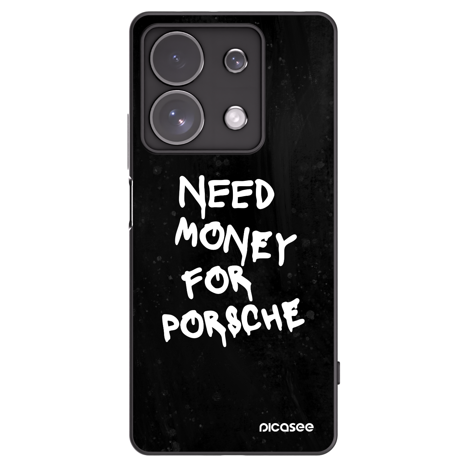 Picasee silikonski črni ovitek za Xiaomi Redmi Note 13 Pro 4G - Black Dollar